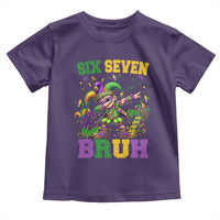 Funny 67 Mardi Gras Toddler T Shirt Six Seven Bruh Dabbing Jester