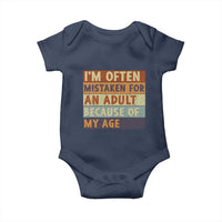 Funny I Am Often Mistaken For An Adult Because Of My Age Baby Onesie