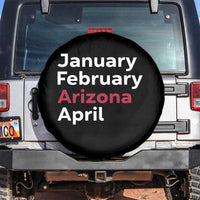 January February Arizona April Spare Tire Cover AZ Sport Fan Pride