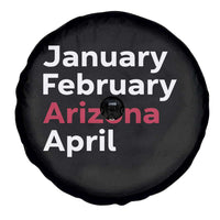 January February Arizona April Spare Tire Cover AZ Sport Fan Pride