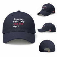 January February Arizona April Baseball Cap AZ Sport Fan Pride TS12