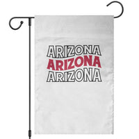 Retro Arizona Lover Garden Flag Groovy Typography Vintage 70s State