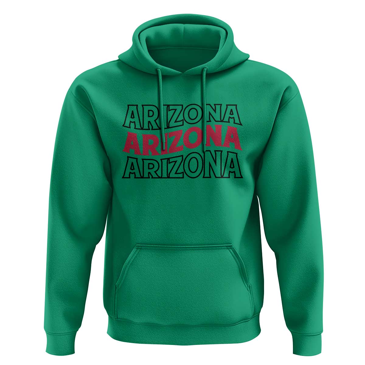 Retro Arizona Lover Hoodie Groovy Typography Vintage 70s State