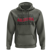 Retro Arizona Lover Hoodie Groovy Typography Vintage 70s State