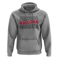 Retro Arizona Lover Hoodie Groovy Typography Vintage 70s State