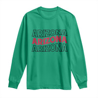 Retro Arizona Lover Long Sleeve Shirt Groovy Typography Vintage 70s State