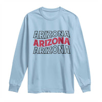 Retro Arizona Lover Long Sleeve Shirt Groovy Typography Vintage 70s State
