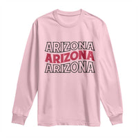 Retro Arizona Lover Long Sleeve Shirt Groovy Typography Vintage 70s State