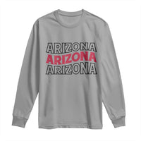Retro Arizona Lover Long Sleeve Shirt Groovy Typography Vintage 70s State