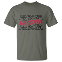 Retro Arizona Lover T Shirt Groovy Typography Vintage 70s State