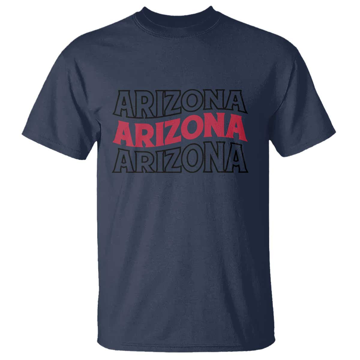 Retro Arizona Lover T Shirt Groovy Typography Vintage 70s State