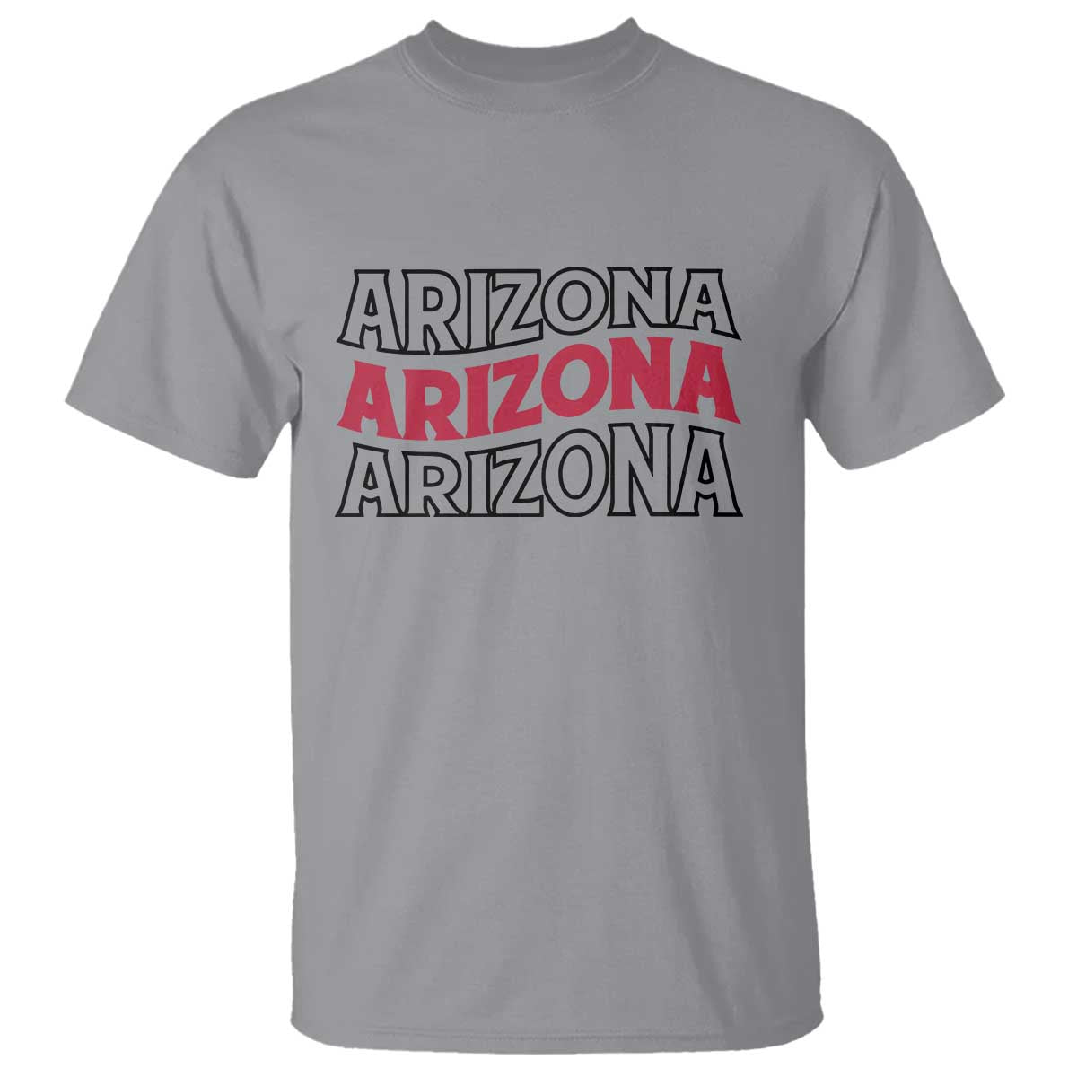 Retro Arizona Lover T Shirt Groovy Typography Vintage 70s State