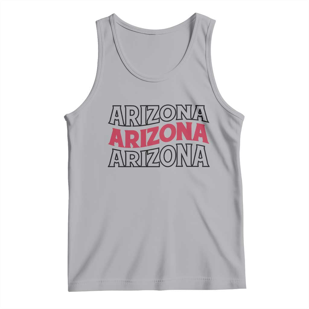 Retro Arizona Lover Tank Top Groovy Typography Vintage 70s State