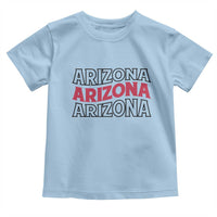 Retro Arizona Lover Toddler T Shirt Groovy Typography Vintage 70s State