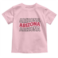 Retro Arizona Lover Toddler T Shirt Groovy Typography Vintage 70s State