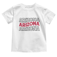 Retro Arizona Lover Toddler T Shirt Groovy Typography Vintage 70s State