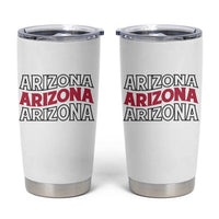 Retro Arizona Lover Tumbler Cup Groovy Typography Vintage 70s State