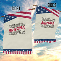 Retro Arizona Lover Garden Flag Groovy Typography Vintage 70s State