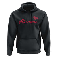 Arizona State Pride Hoodie Clean Word Art Minimalist Graphic