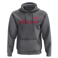 Arizona State Pride Hoodie Clean Word Art Minimalist Graphic