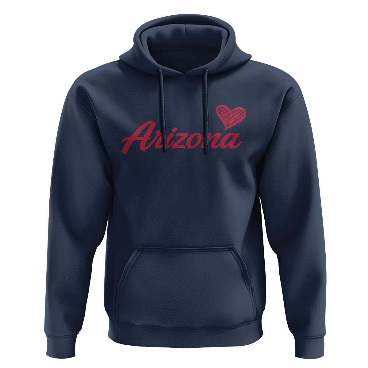 Arizona State Pride Hoodie Clean Word Art Minimalist Graphic