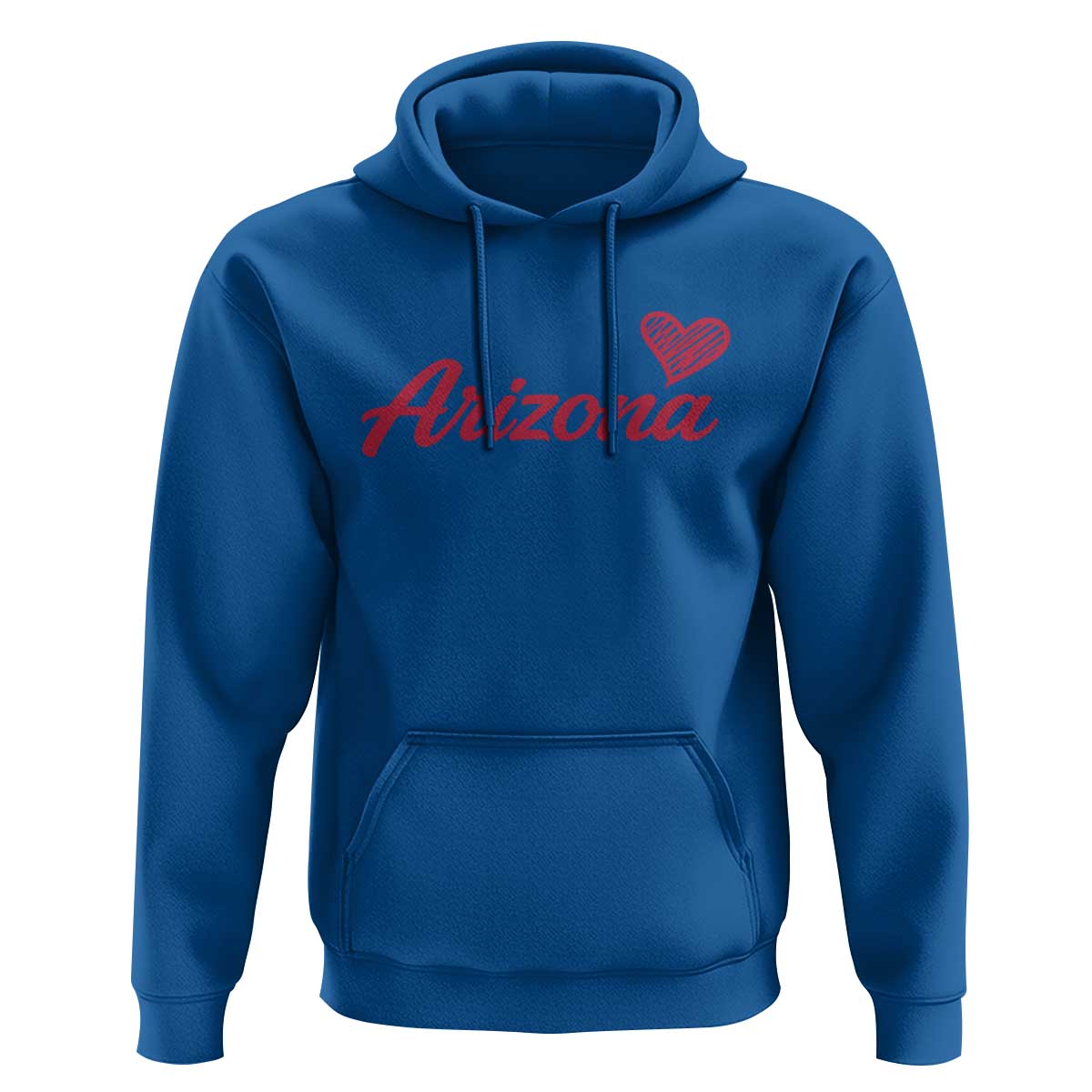 Arizona State Pride Hoodie Clean Word Art Minimalist Graphic