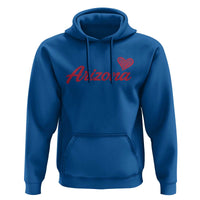 Arizona State Pride Hoodie Clean Word Art Minimalist Graphic