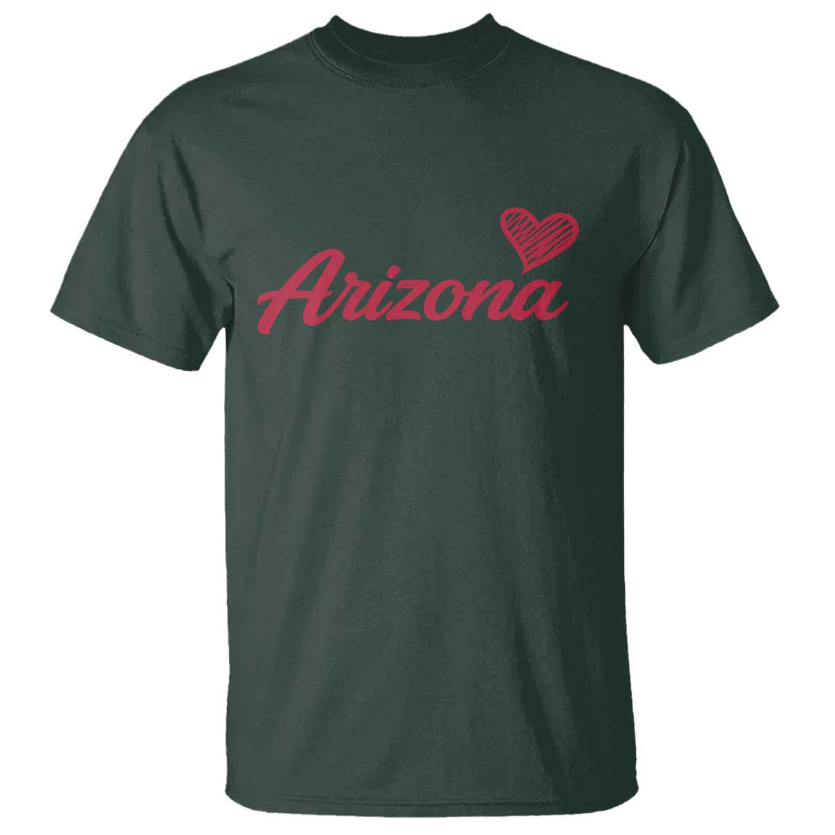 Arizona State Pride T Shirt Clean Word Art Minimalist Graphic