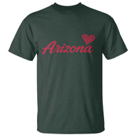 Arizona State Pride T Shirt Clean Word Art Minimalist Graphic