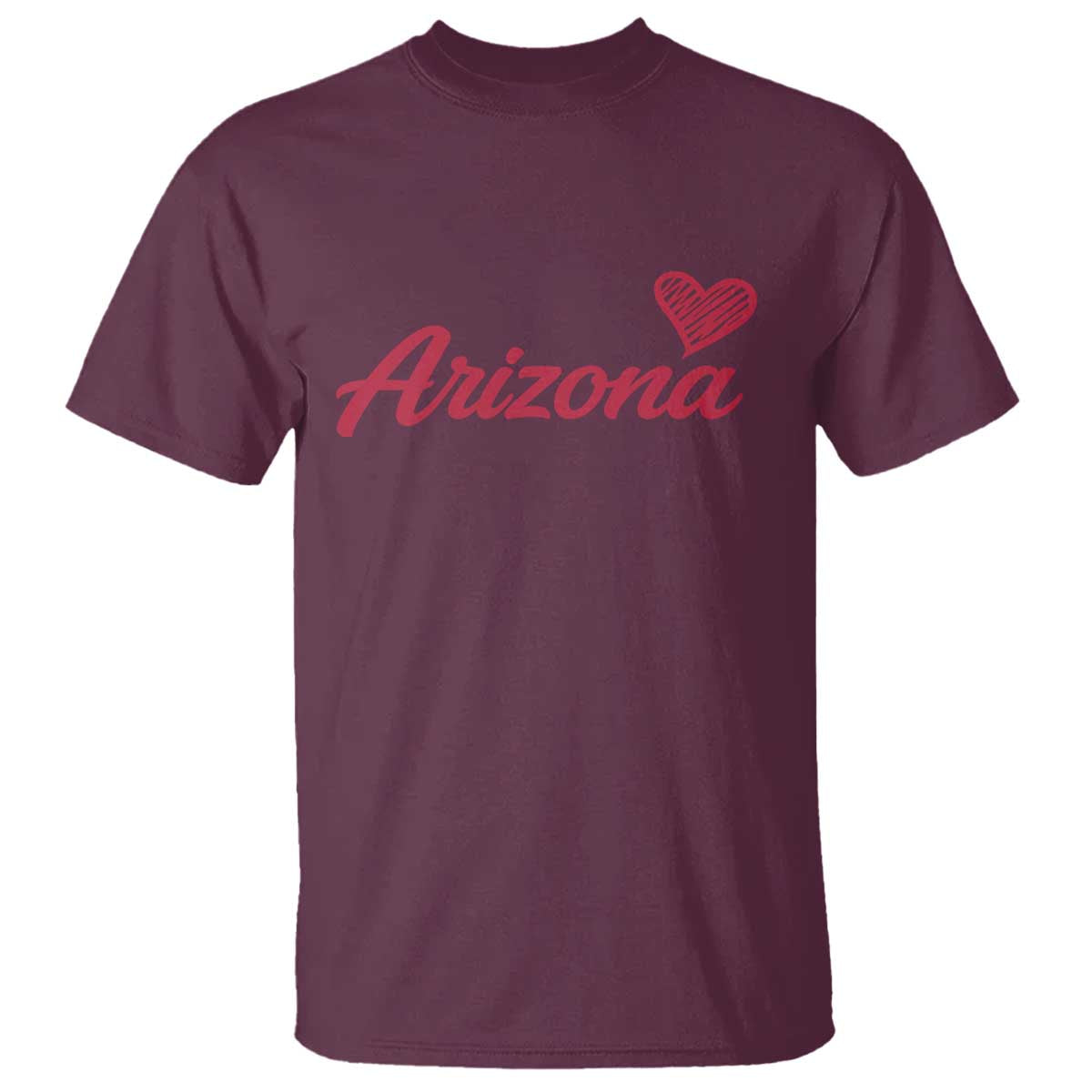Arizona State Pride T Shirt Clean Word Art Minimalist Graphic