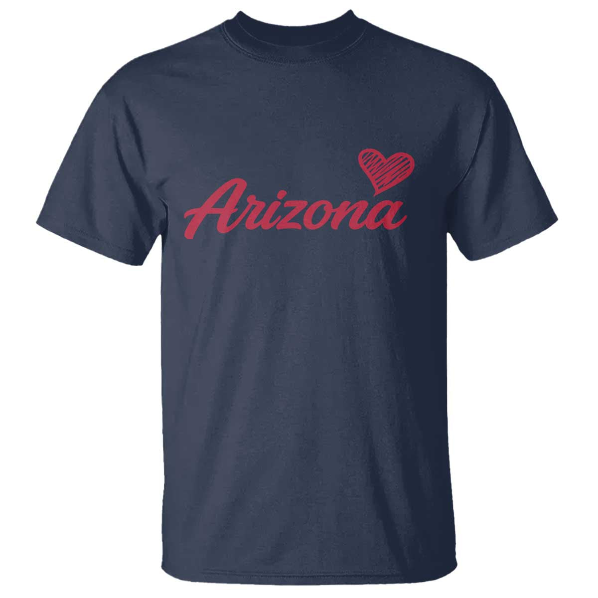 Arizona State Pride T Shirt Clean Word Art Minimalist Graphic