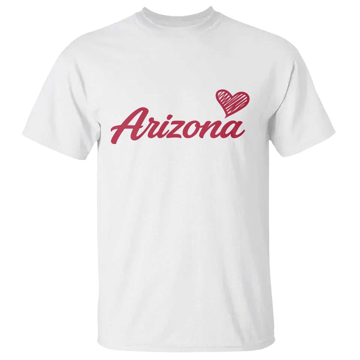 Arizona State Pride T Shirt Clean Word Art Minimalist Graphic