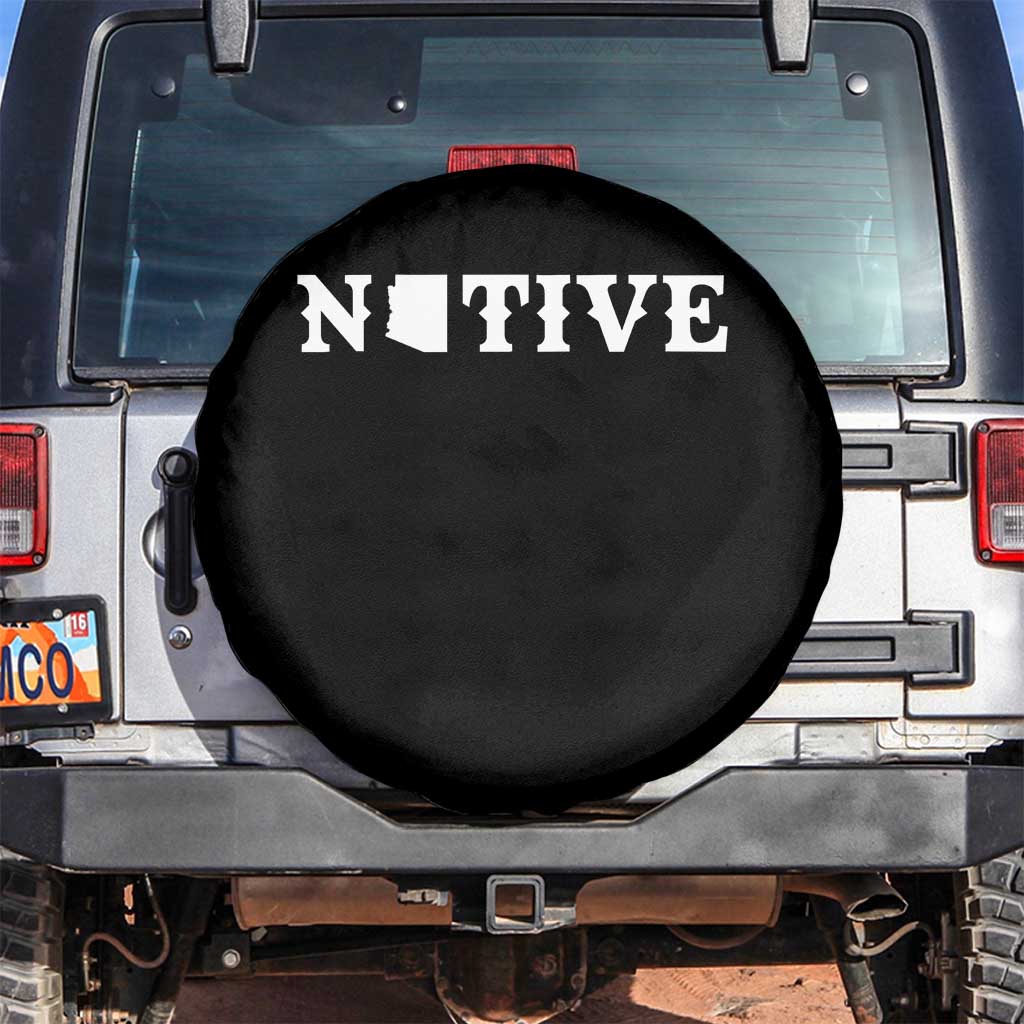 Local Arizona Native Spare Tire Cover AZ State Map Pride Gift