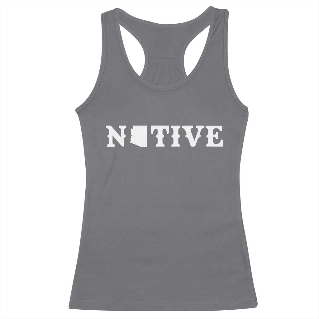 Local Arizona Native Racerback Tank Top AZ State Map Pride Gift