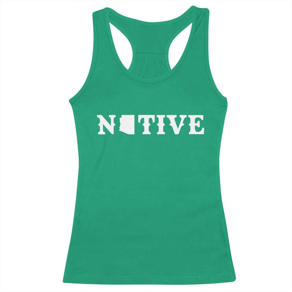 Local Arizona Native Racerback Tank Top AZ State Map Pride Gift