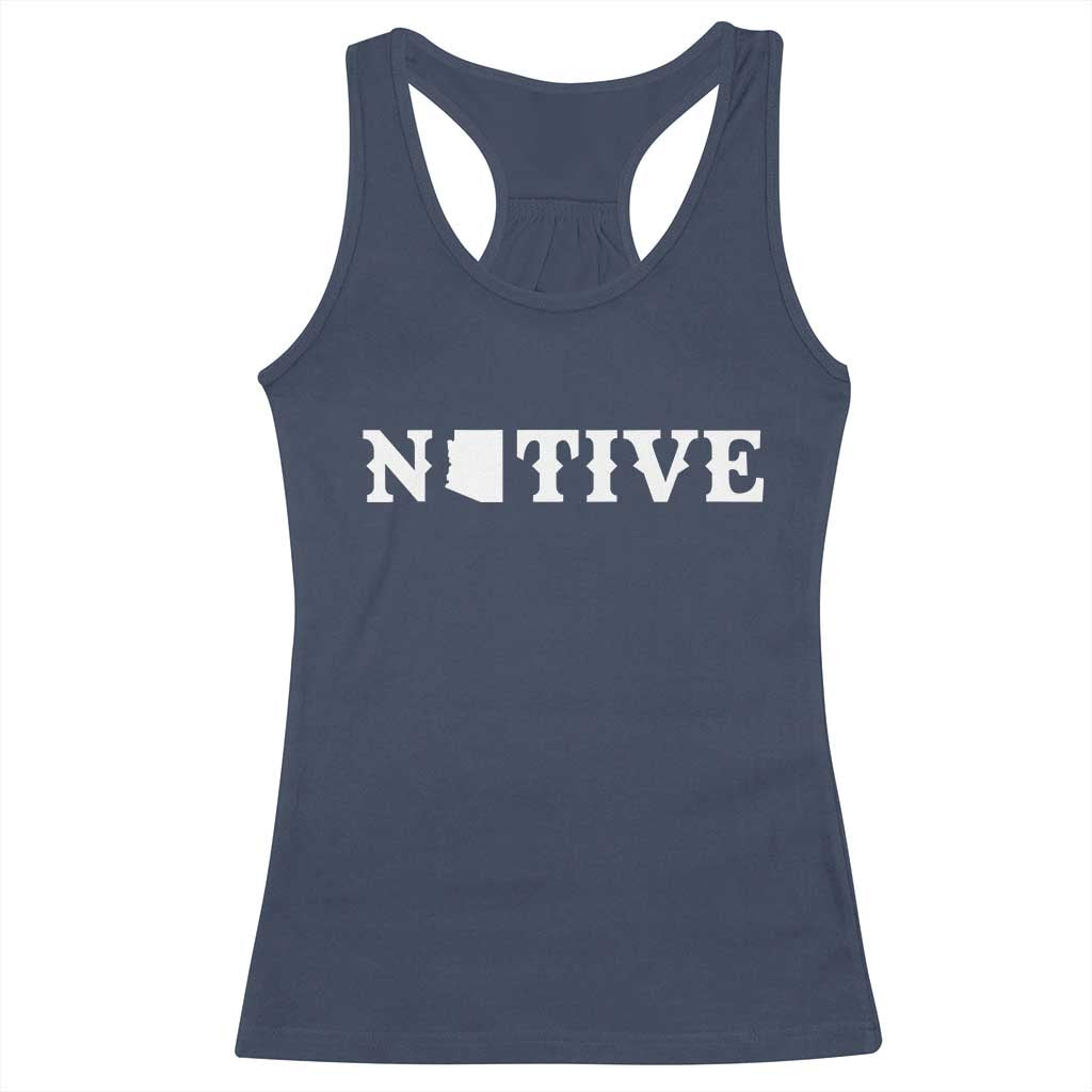 Local Arizona Native Racerback Tank Top AZ State Map Pride Gift