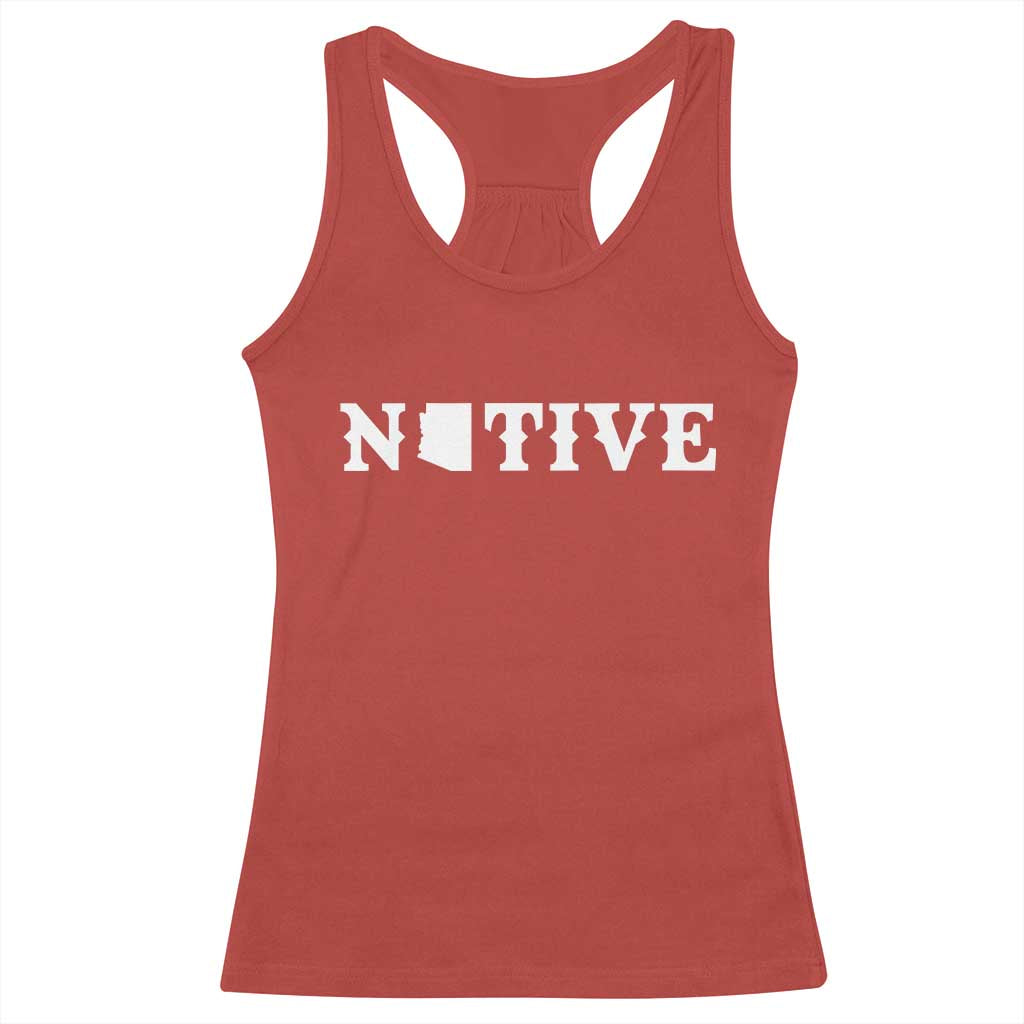 Local Arizona Native Racerback Tank Top AZ State Map Pride Gift