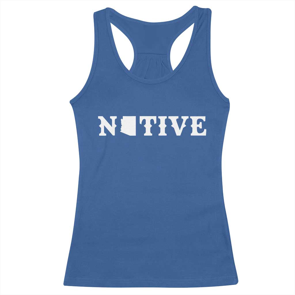 Local Arizona Native Racerback Tank Top AZ State Map Pride Gift