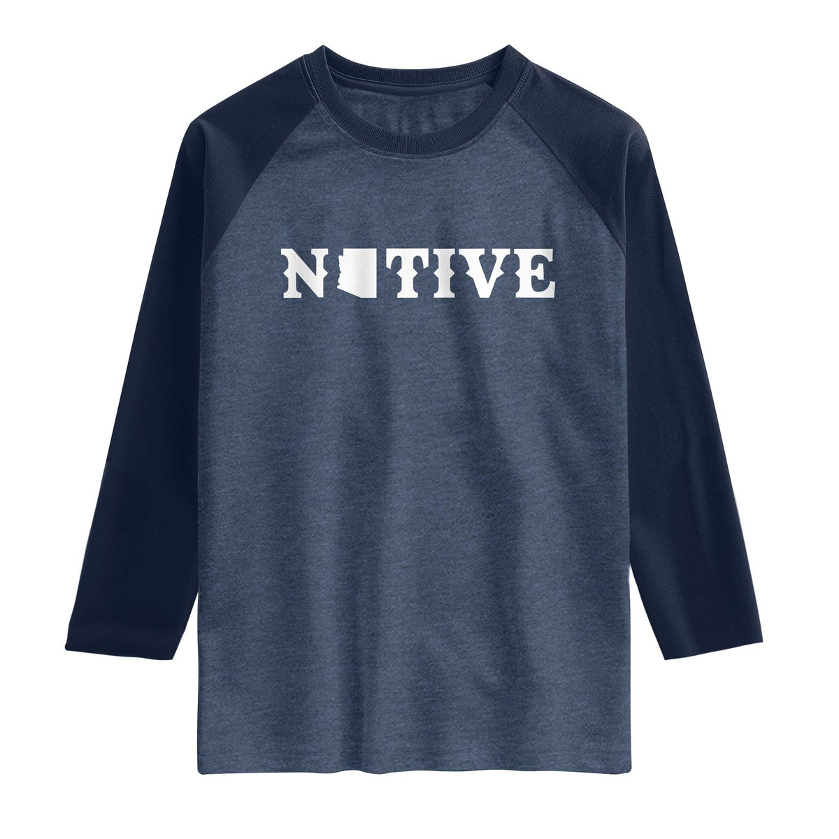 Local Arizona Native Raglan Shirt AZ State Map Pride Gift