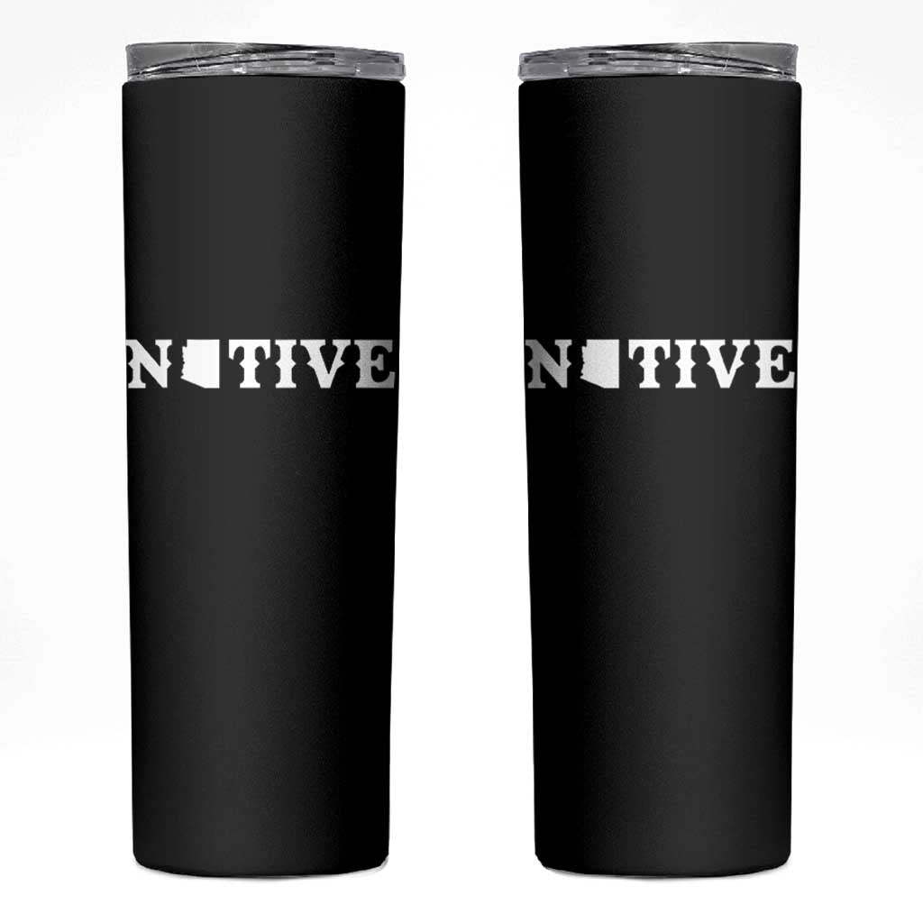 Local Arizona Native Skinny Tumbler AZ State Map Pride Gift