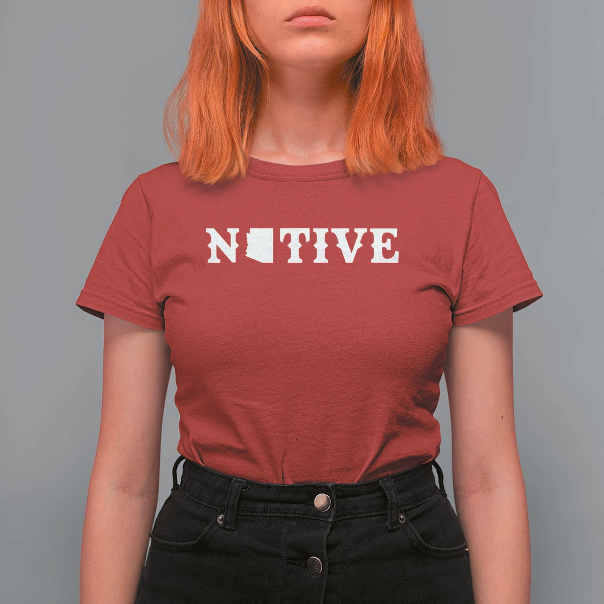 Local Arizona Native T Shirt For Women AZ State Map Pride Gift