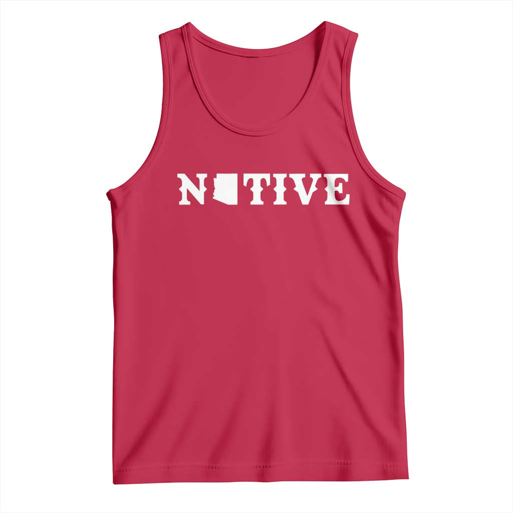Local Arizona Native Tank Top AZ State Map Pride Gift