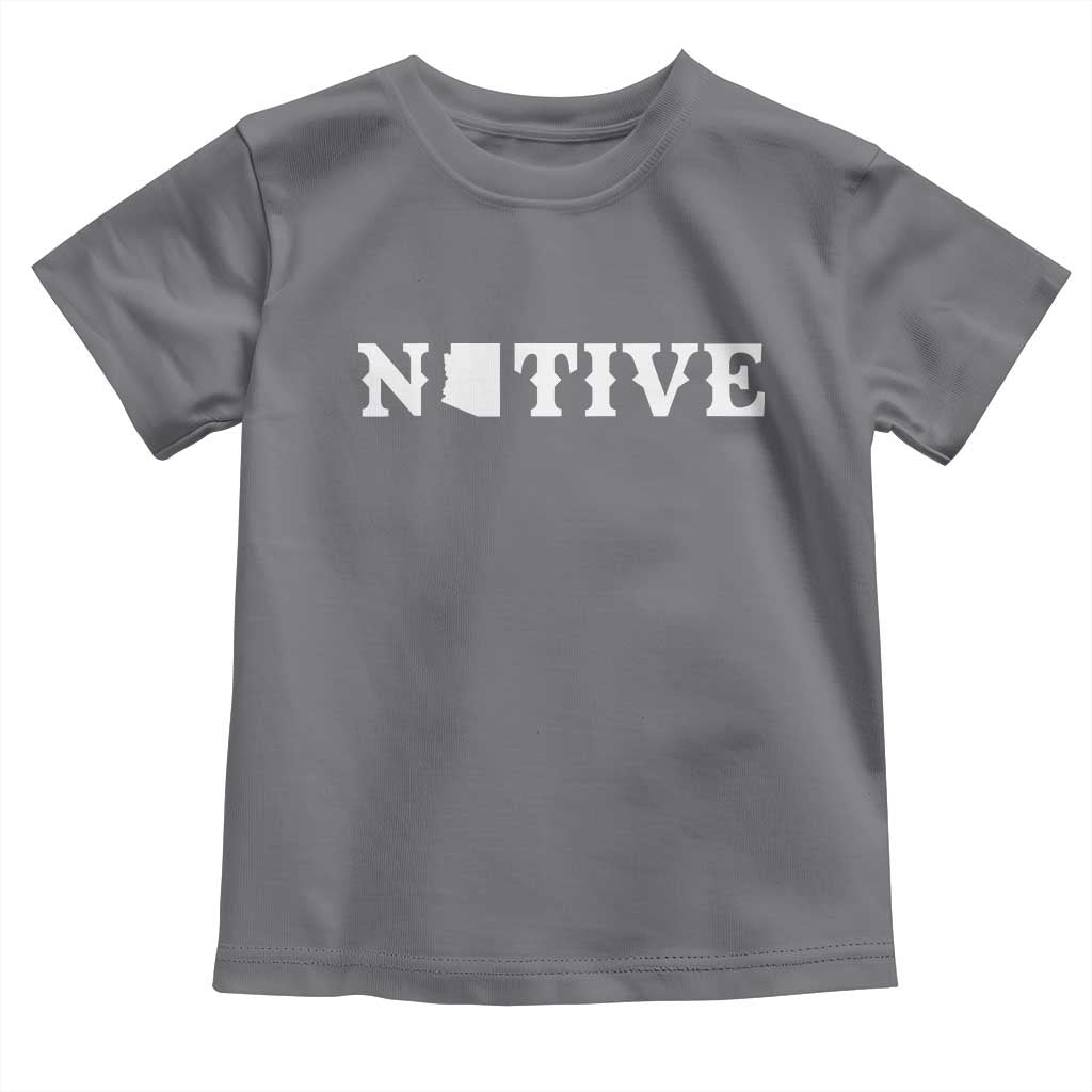 Local Arizona Native Toddler T Shirt AZ State Map Pride Gift