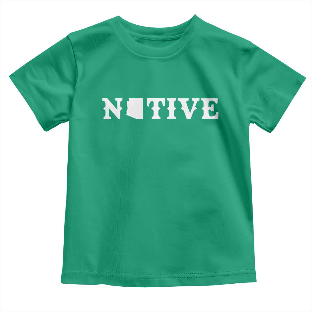 Local Arizona Native Toddler T Shirt AZ State Map Pride Gift