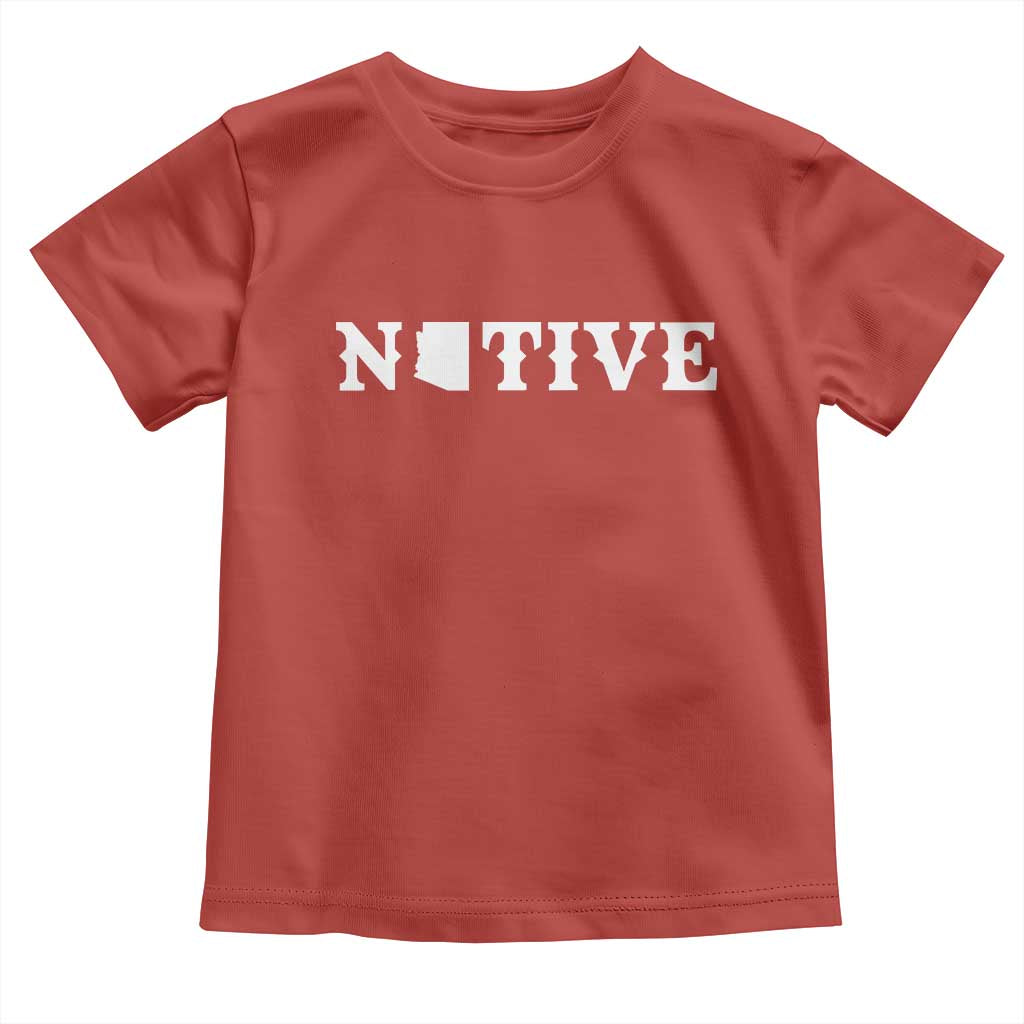 Local Arizona Native Toddler T Shirt AZ State Map Pride Gift