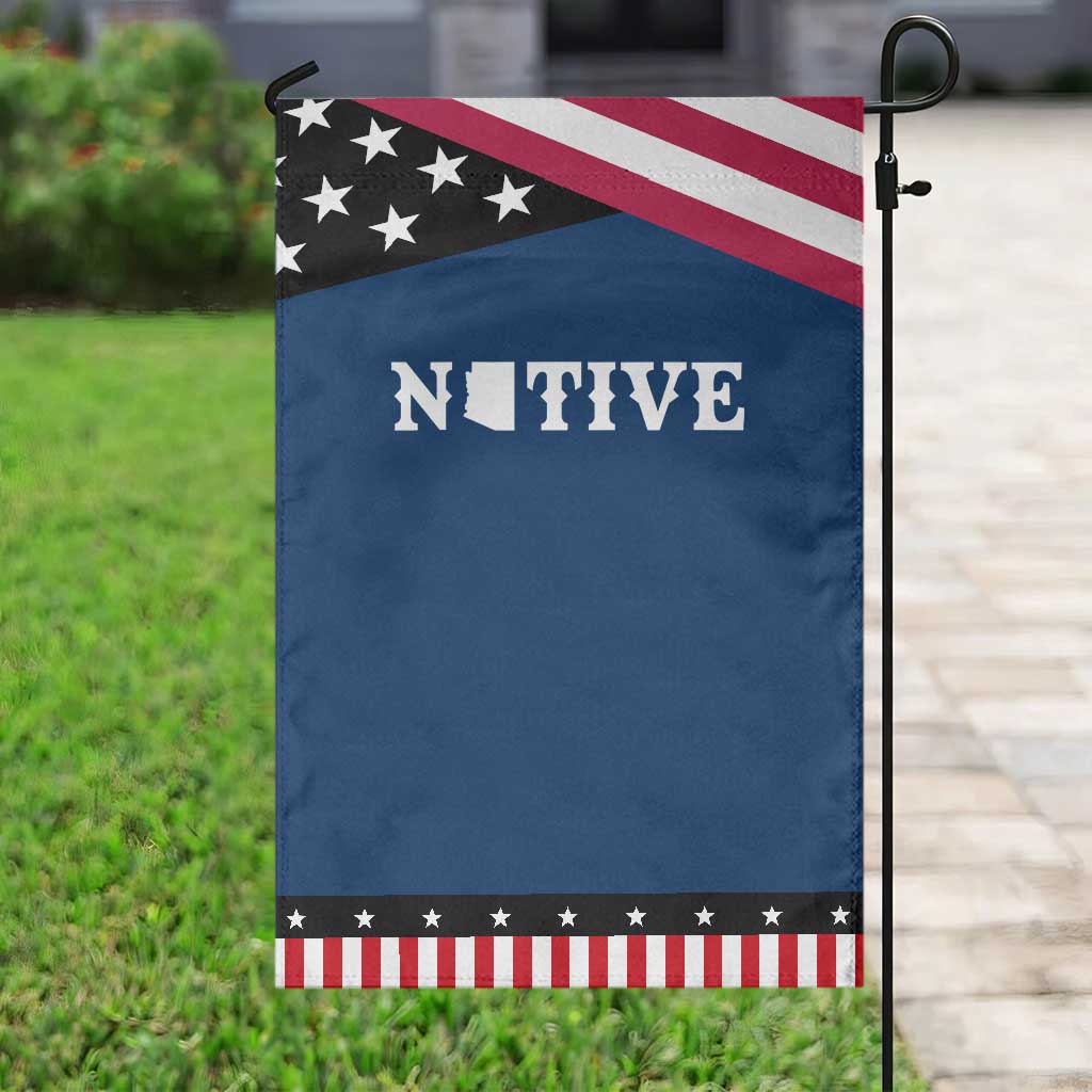 Local Arizona Native Garden Flag AZ State Map Pride Gift