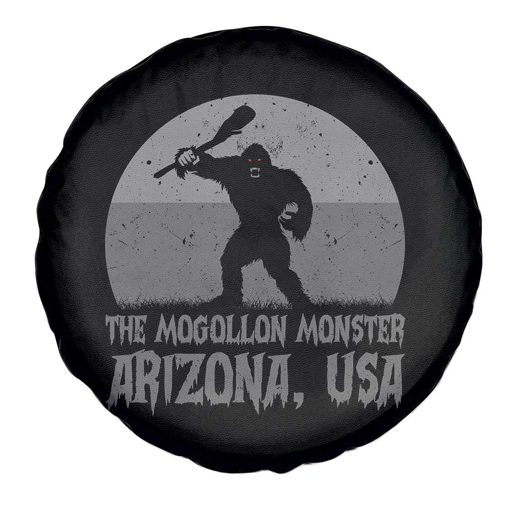 The Mogollon Monster Arizona Bigfoot Spare Tire Cover Vintage Cryptid Folklore