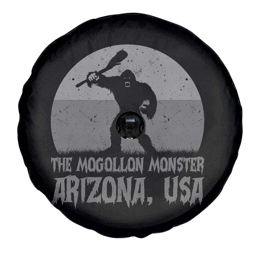 The Mogollon Monster Arizona Bigfoot Spare Tire Cover Vintage Cryptid Folklore