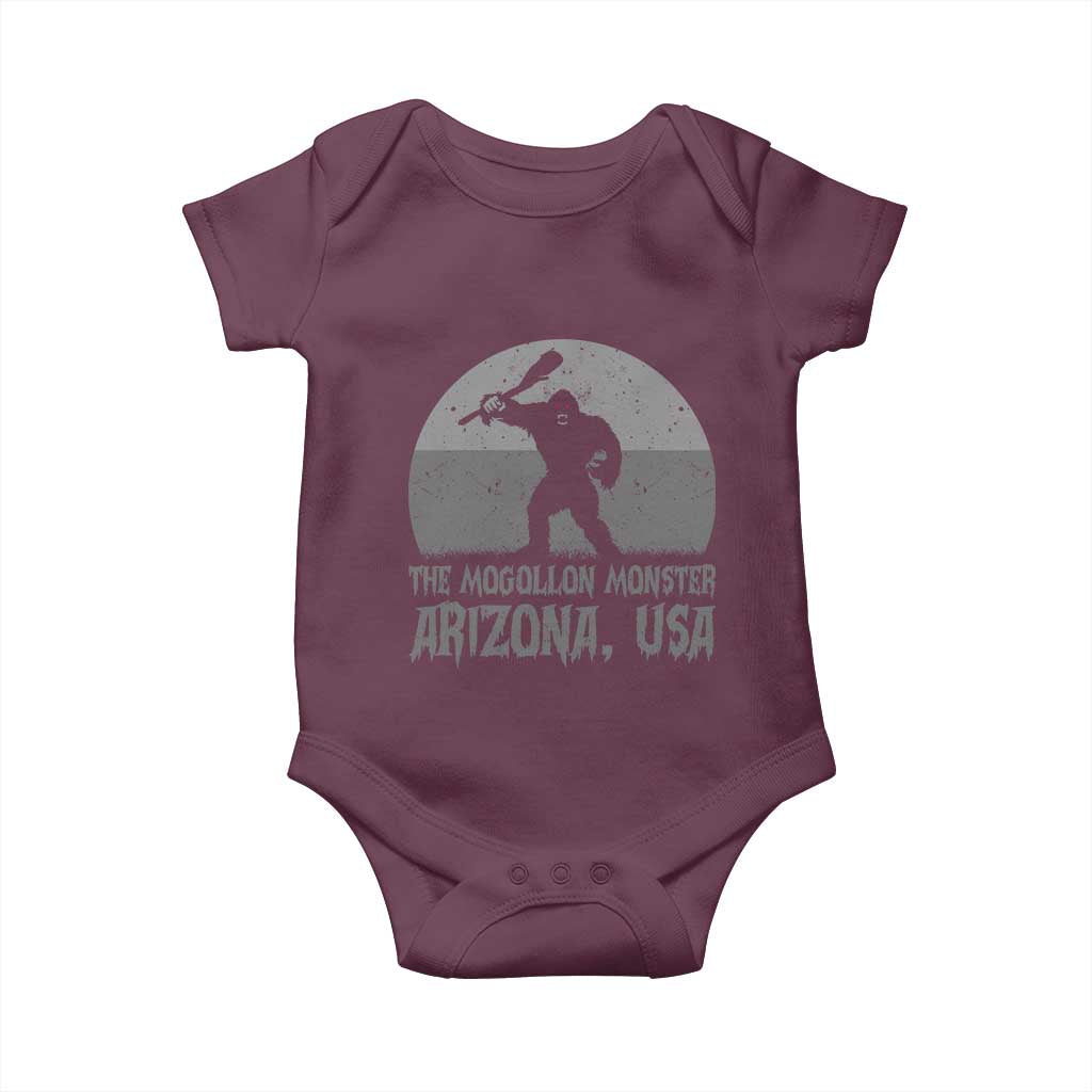 The Mogollon Monster Arizona Bigfoot Baby Onesie Vintage Cryptid Folklore