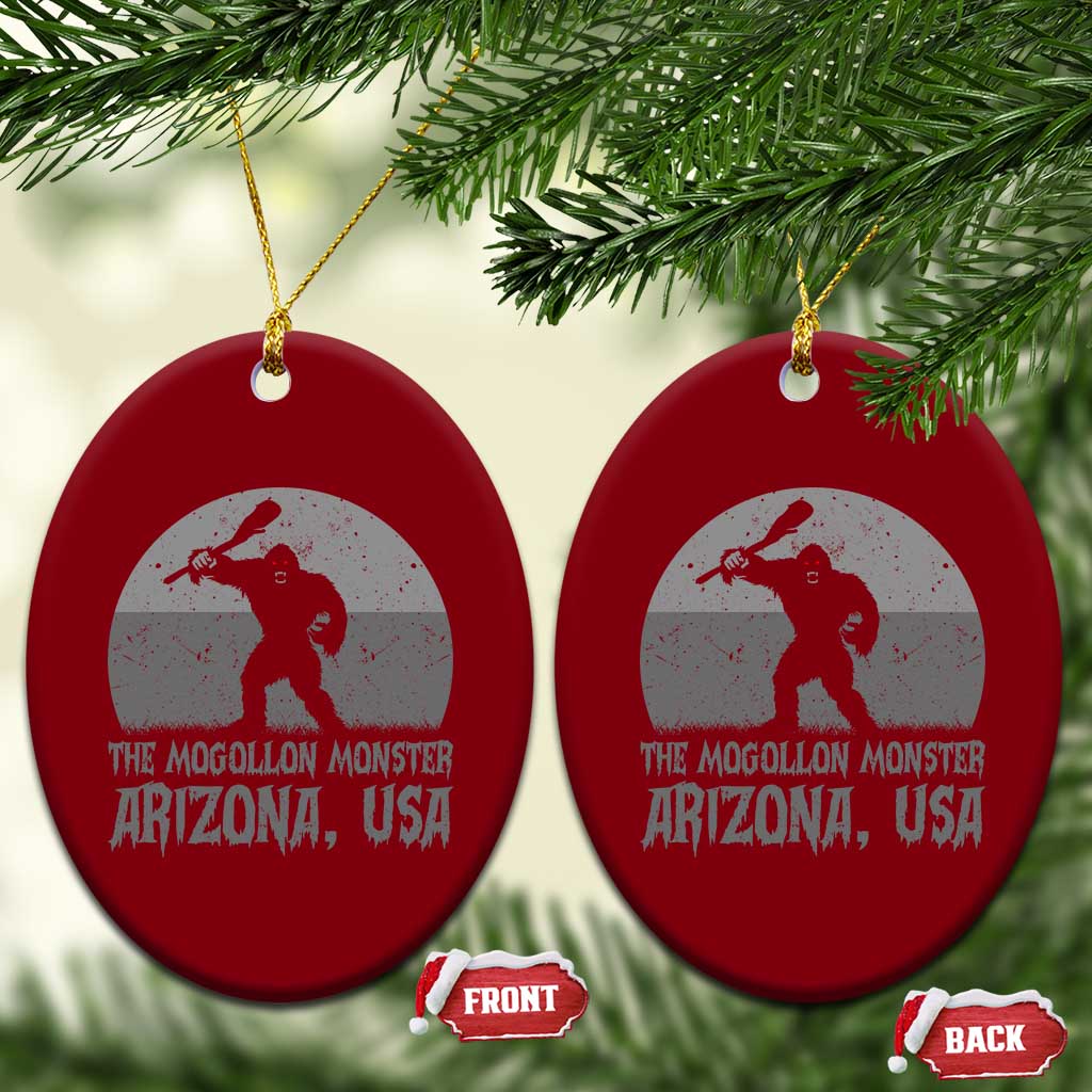 The Mogollon Monster Arizona Bigfoot Ceramic Ornament Vintage Cryptid Folklore